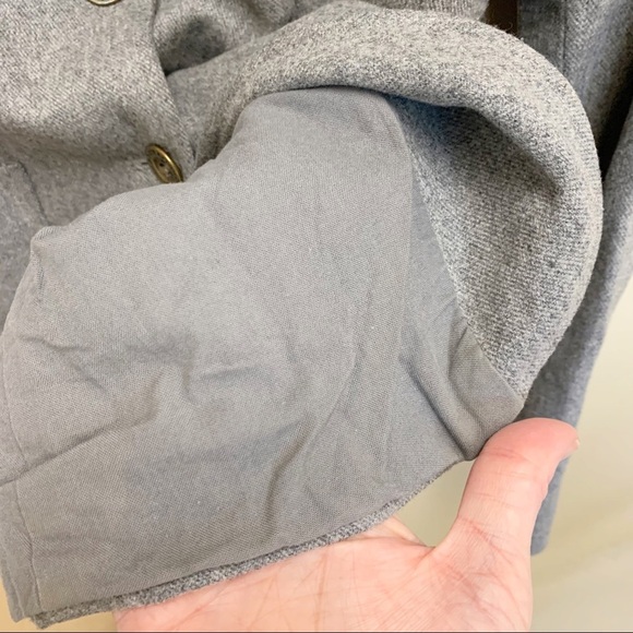 See By Chloe Grey Wool Blazer Two-Button Preppy Grannycore Style Size 10 - Picture 8 of 11